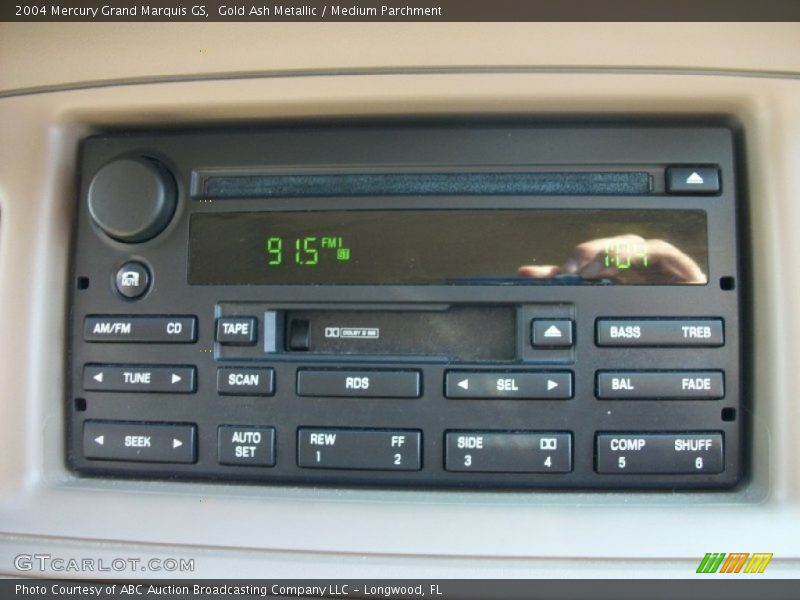 Gold Ash Metallic / Medium Parchment 2004 Mercury Grand Marquis GS