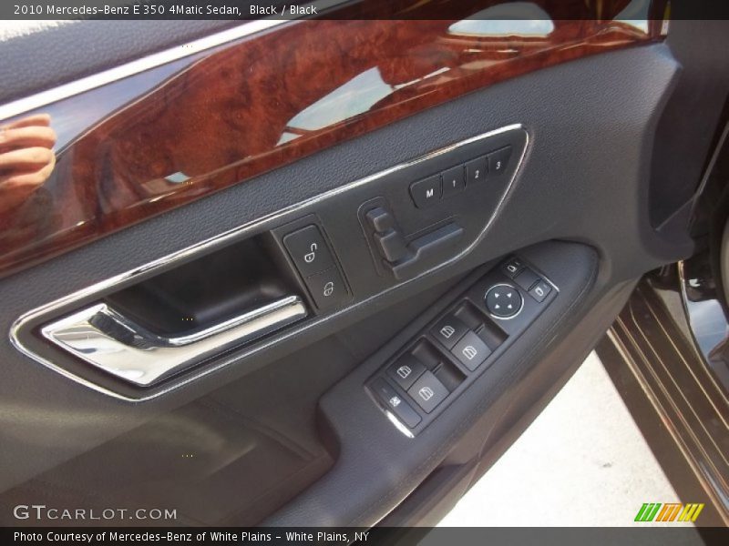 Black / Black 2010 Mercedes-Benz E 350 4Matic Sedan