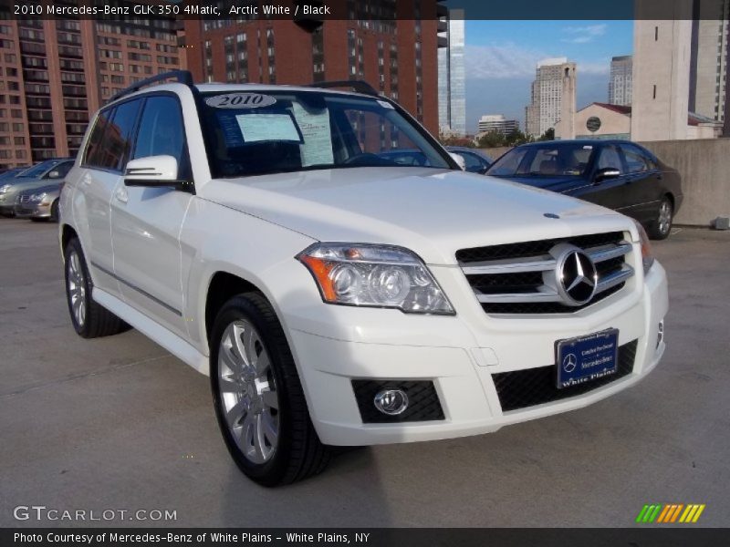 Arctic White / Black 2010 Mercedes-Benz GLK 350 4Matic