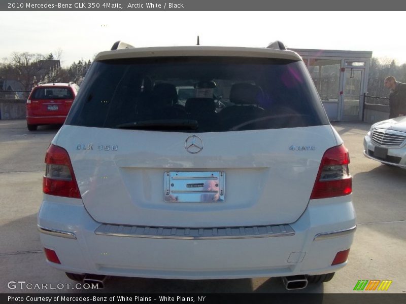 Arctic White / Black 2010 Mercedes-Benz GLK 350 4Matic