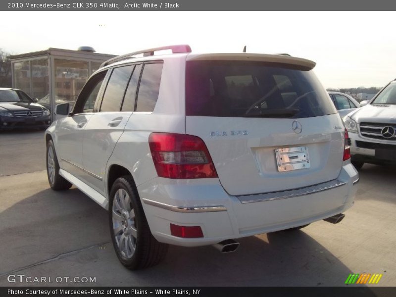 Arctic White / Black 2010 Mercedes-Benz GLK 350 4Matic