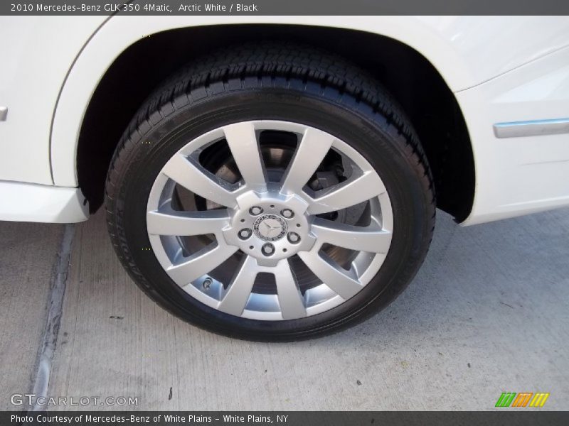 Arctic White / Black 2010 Mercedes-Benz GLK 350 4Matic