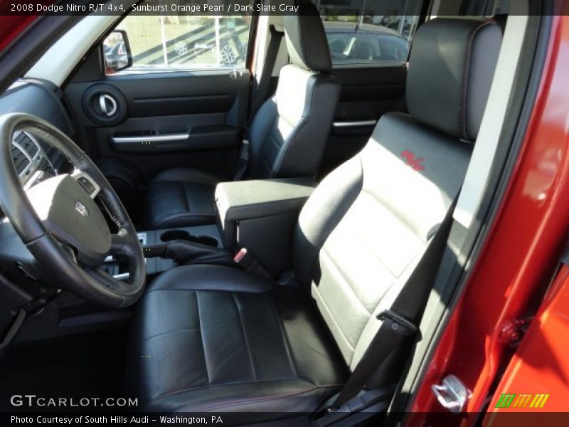 Sunburst Orange Pearl / Dark Slate Gray 2008 Dodge Nitro R/T 4x4