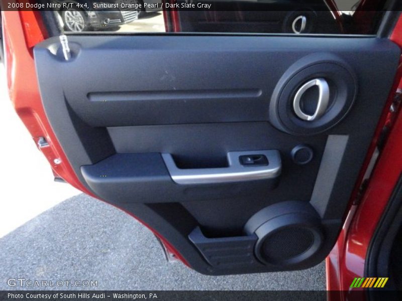 Sunburst Orange Pearl / Dark Slate Gray 2008 Dodge Nitro R/T 4x4