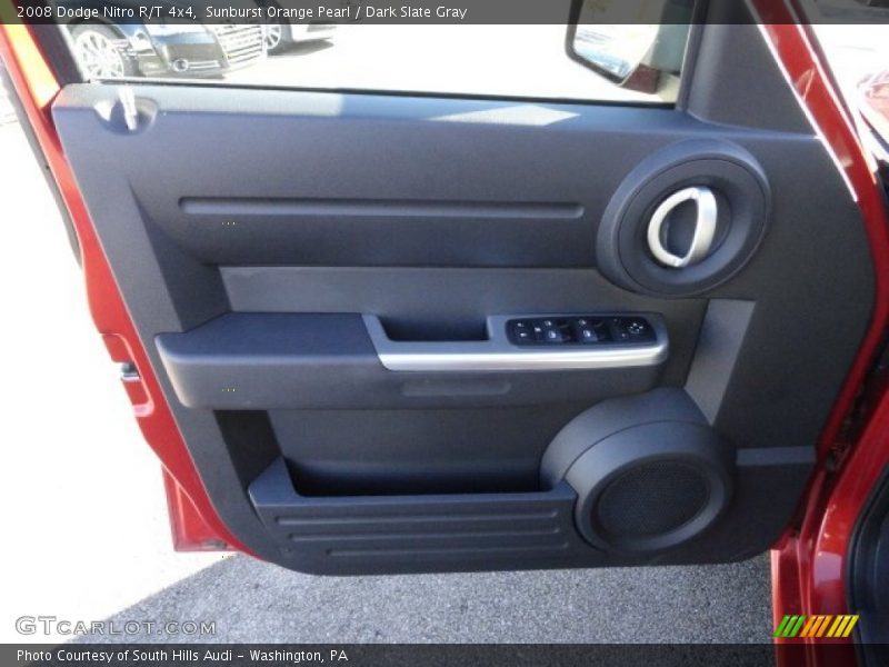 Sunburst Orange Pearl / Dark Slate Gray 2008 Dodge Nitro R/T 4x4