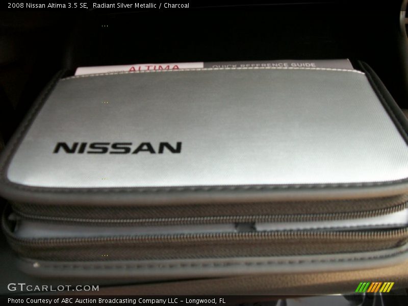 Radiant Silver Metallic / Charcoal 2008 Nissan Altima 3.5 SE