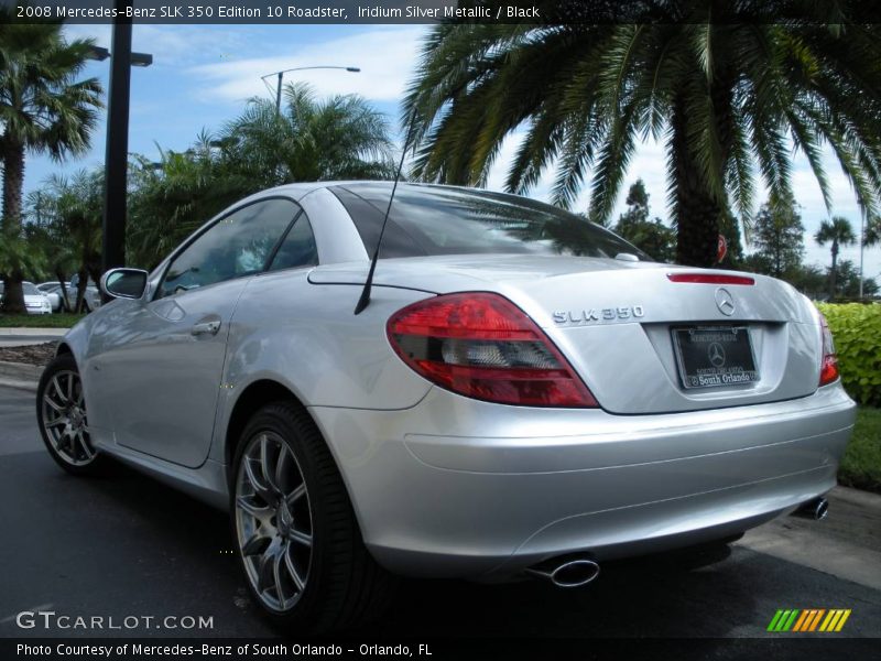 Iridium Silver Metallic / Black 2008 Mercedes-Benz SLK 350 Edition 10 Roadster