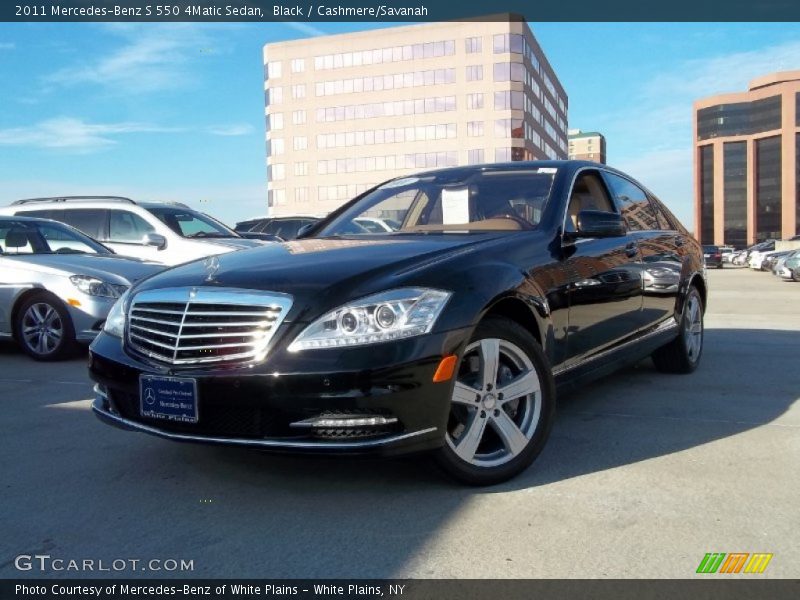 Black / Cashmere/Savanah 2011 Mercedes-Benz S 550 4Matic Sedan