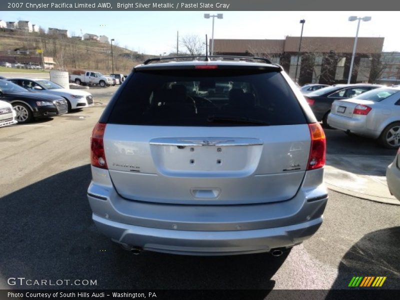 Bright Silver Metallic / Pastel Slate Gray 2007 Chrysler Pacifica Limited AWD