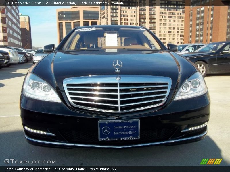 Black / Cashmere/Savanah 2011 Mercedes-Benz S 550 4Matic Sedan