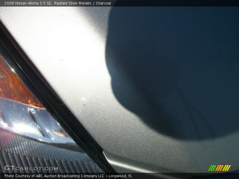 Radiant Silver Metallic / Charcoal 2008 Nissan Altima 3.5 SE