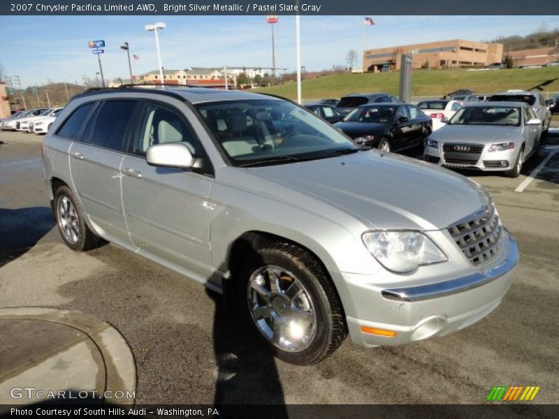 Bright Silver Metallic / Pastel Slate Gray 2007 Chrysler Pacifica Limited AWD