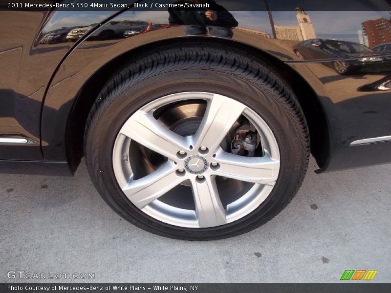 Black / Cashmere/Savanah 2011 Mercedes-Benz S 550 4Matic Sedan