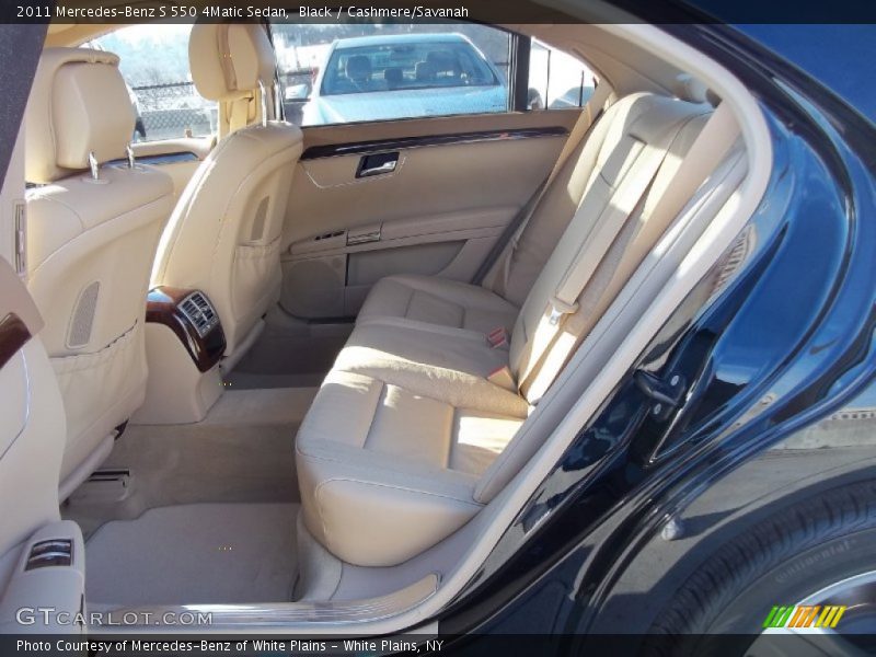 Black / Cashmere/Savanah 2011 Mercedes-Benz S 550 4Matic Sedan