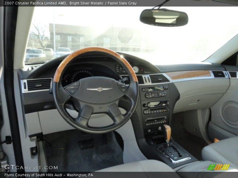 Bright Silver Metallic / Pastel Slate Gray 2007 Chrysler Pacifica Limited AWD