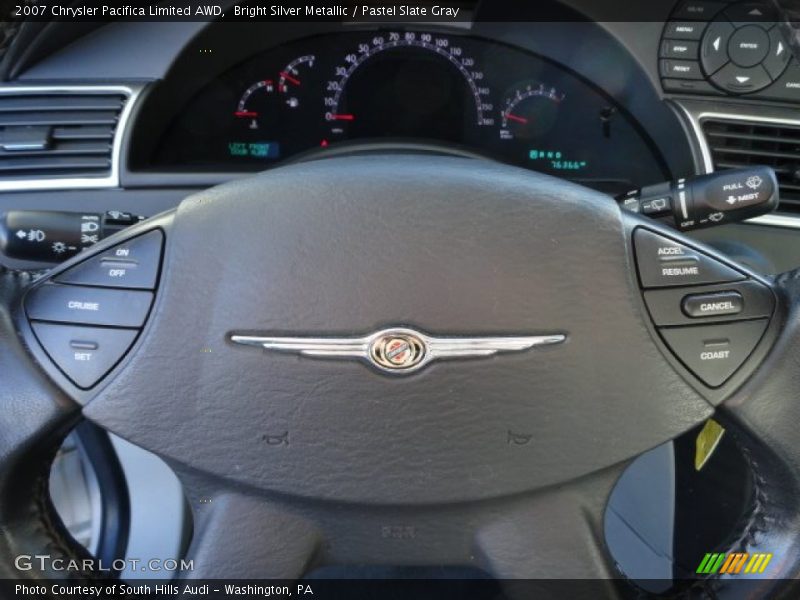 Bright Silver Metallic / Pastel Slate Gray 2007 Chrysler Pacifica Limited AWD