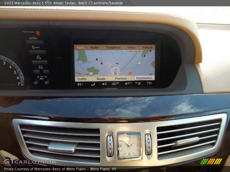 Black / Cashmere/Savanah 2011 Mercedes-Benz S 550 4Matic Sedan