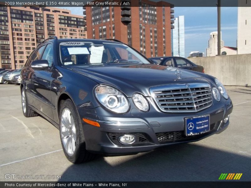 Flint Grey Metallic / Ash 2009 Mercedes-Benz E 350 4Matic Wagon