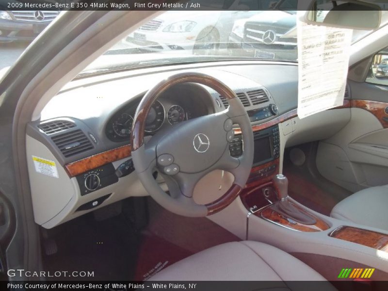 Flint Grey Metallic / Ash 2009 Mercedes-Benz E 350 4Matic Wagon