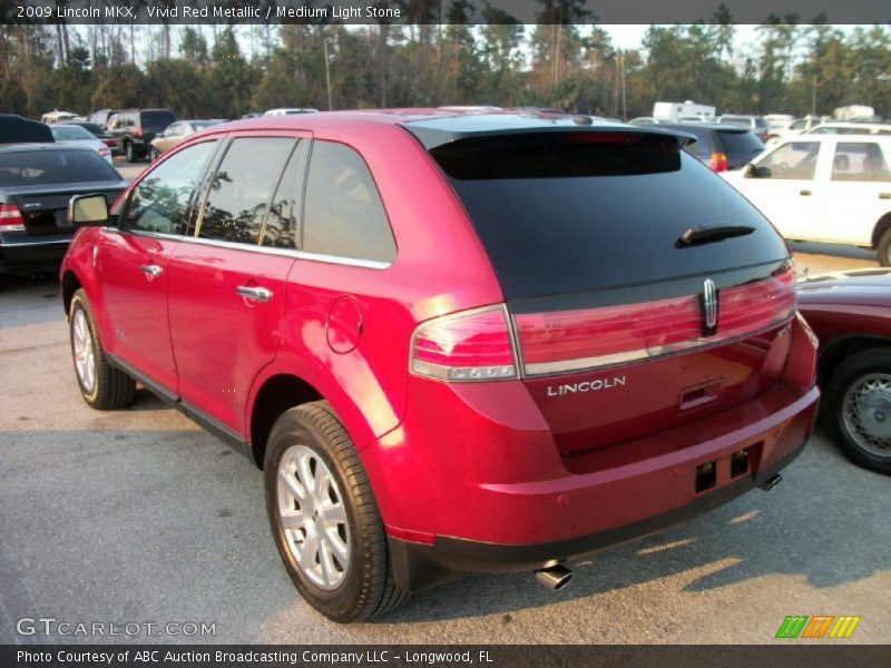 Vivid Red Metallic / Medium Light Stone 2009 Lincoln MKX