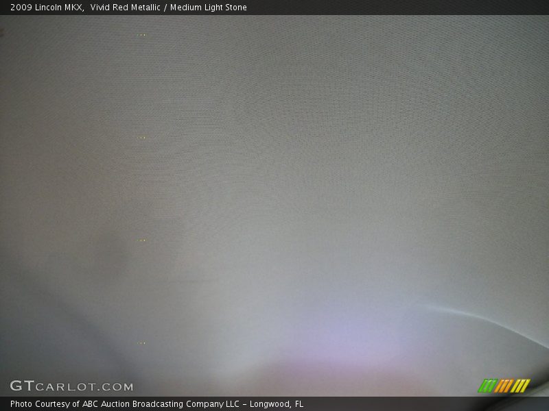 Vivid Red Metallic / Medium Light Stone 2009 Lincoln MKX