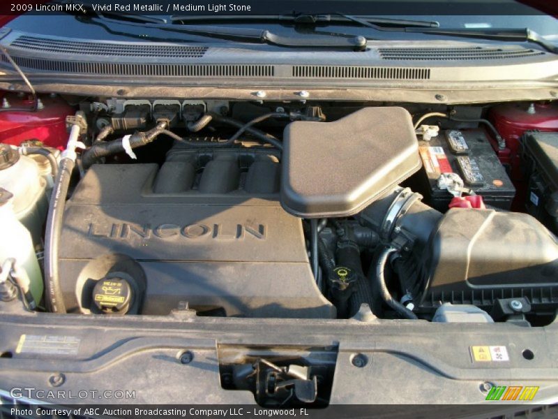 Vivid Red Metallic / Medium Light Stone 2009 Lincoln MKX
