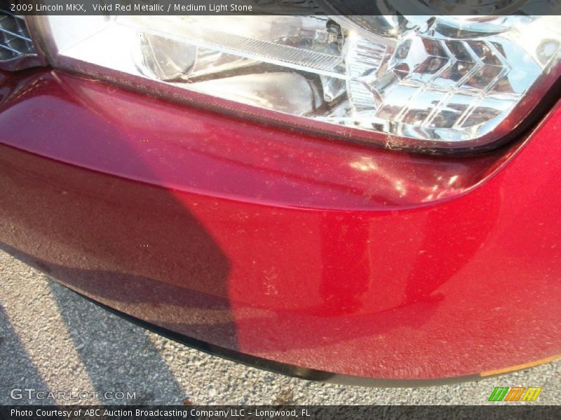 Vivid Red Metallic / Medium Light Stone 2009 Lincoln MKX