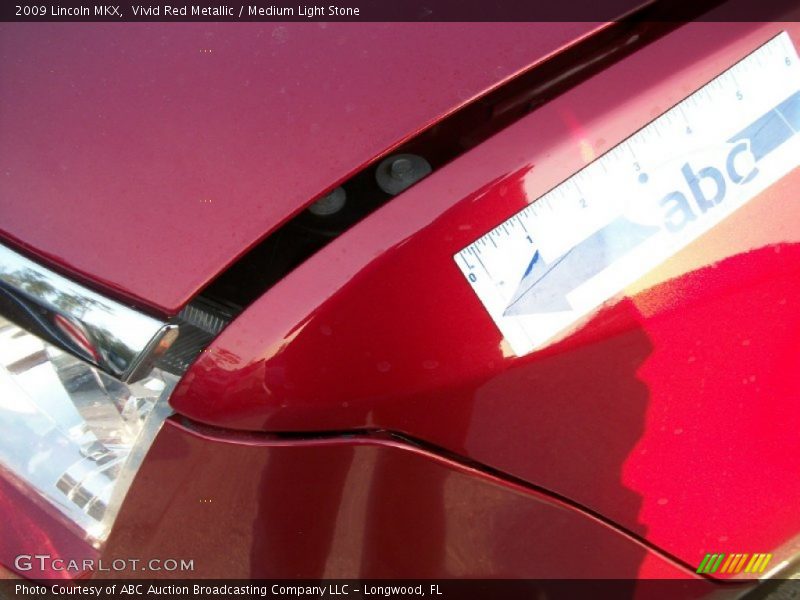Vivid Red Metallic / Medium Light Stone 2009 Lincoln MKX