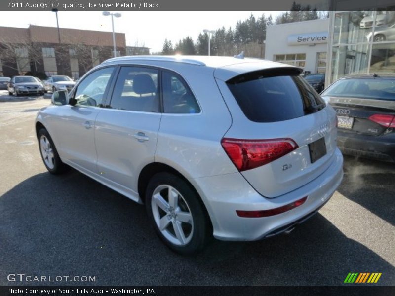 Ice Silver Metallic / Black 2011 Audi Q5 3.2 quattro