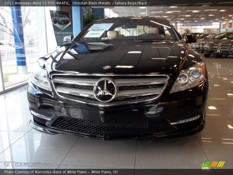 Obsidian Black Metallic / Sahara Beige/Black 2012 Mercedes-Benz CL 550 4MATIC