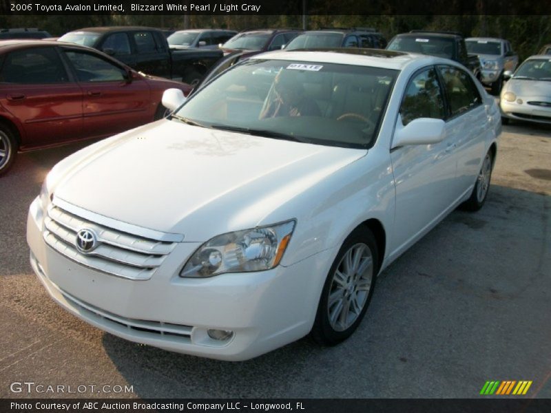Blizzard White Pearl / Light Gray 2006 Toyota Avalon Limited