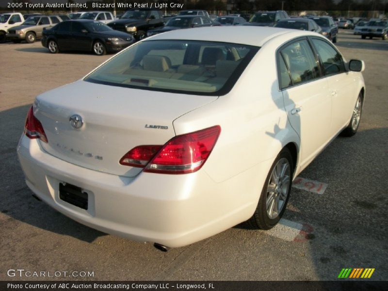Blizzard White Pearl / Light Gray 2006 Toyota Avalon Limited