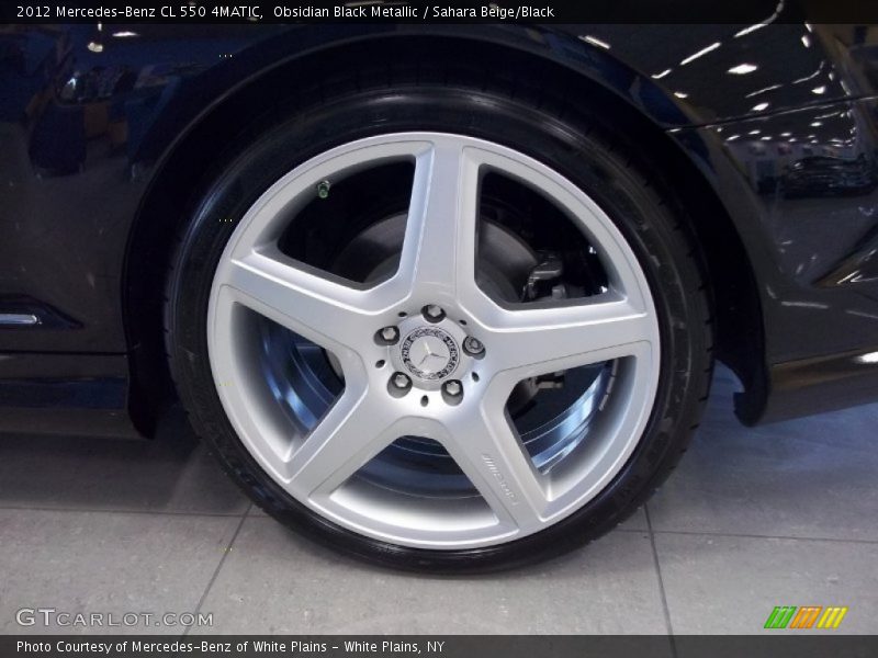 Obsidian Black Metallic / Sahara Beige/Black 2012 Mercedes-Benz CL 550 4MATIC