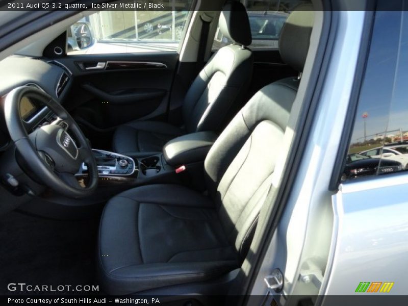 Ice Silver Metallic / Black 2011 Audi Q5 3.2 quattro