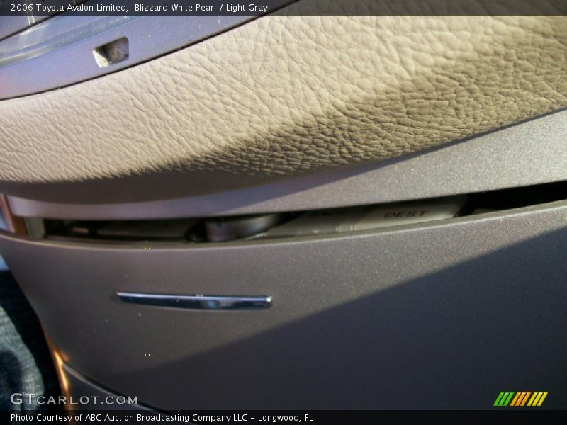 Blizzard White Pearl / Light Gray 2006 Toyota Avalon Limited
