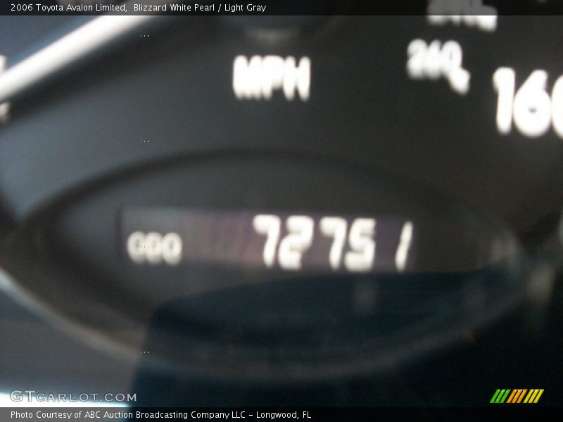 Blizzard White Pearl / Light Gray 2006 Toyota Avalon Limited