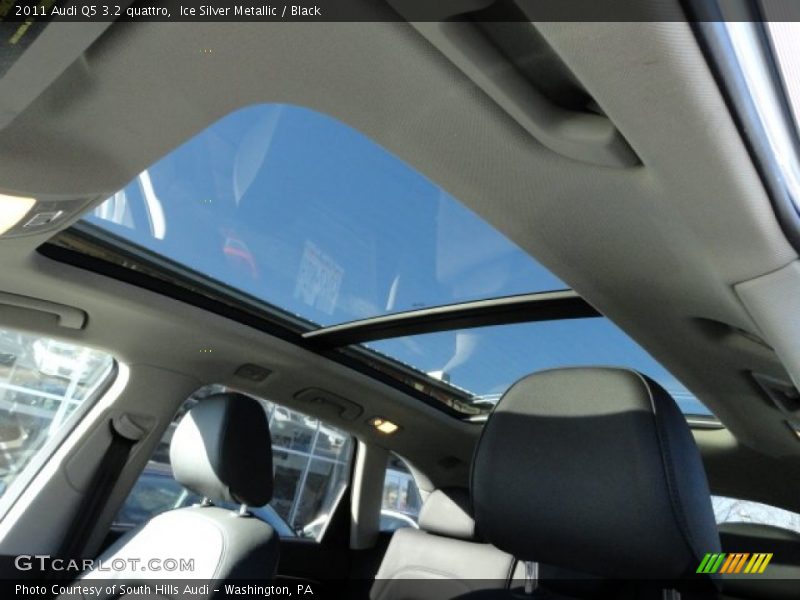 Ice Silver Metallic / Black 2011 Audi Q5 3.2 quattro