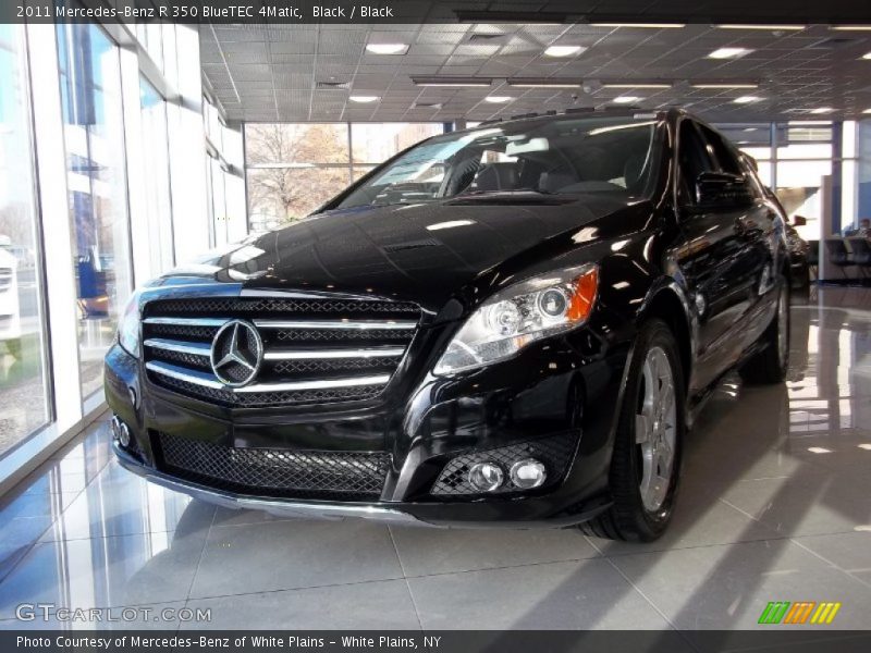 Black / Black 2011 Mercedes-Benz R 350 BlueTEC 4Matic