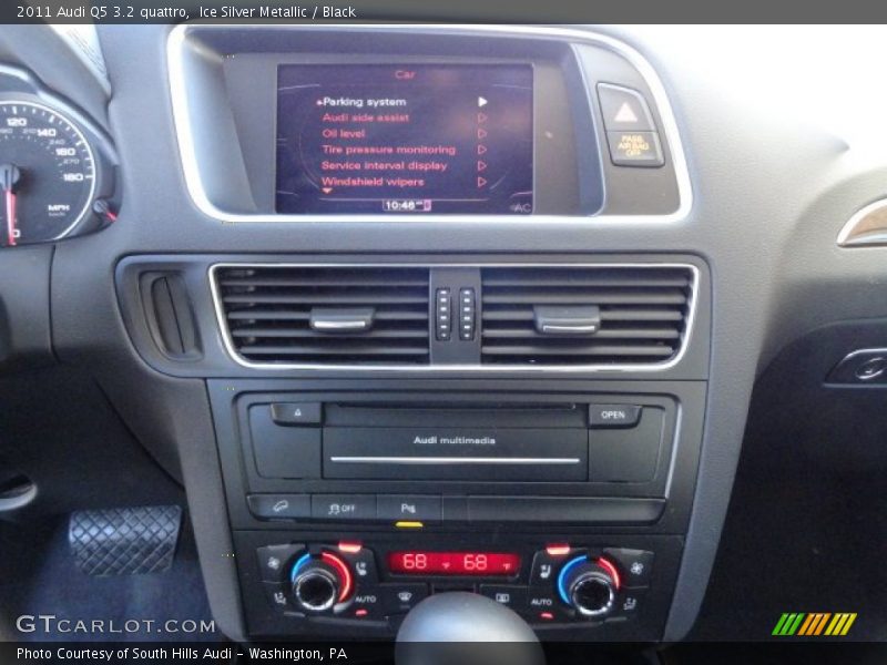 Ice Silver Metallic / Black 2011 Audi Q5 3.2 quattro