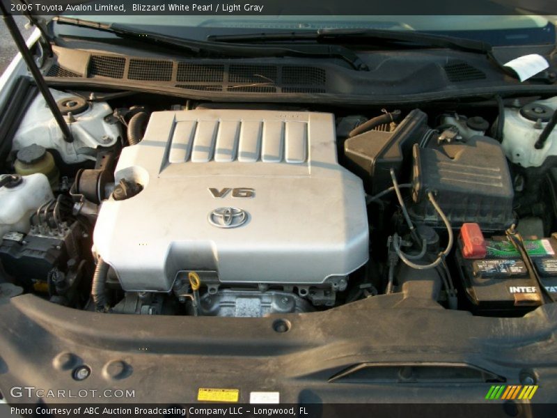 Blizzard White Pearl / Light Gray 2006 Toyota Avalon Limited