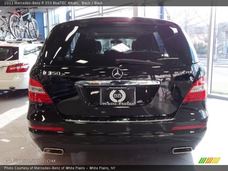 Black / Black 2011 Mercedes-Benz R 350 BlueTEC 4Matic
