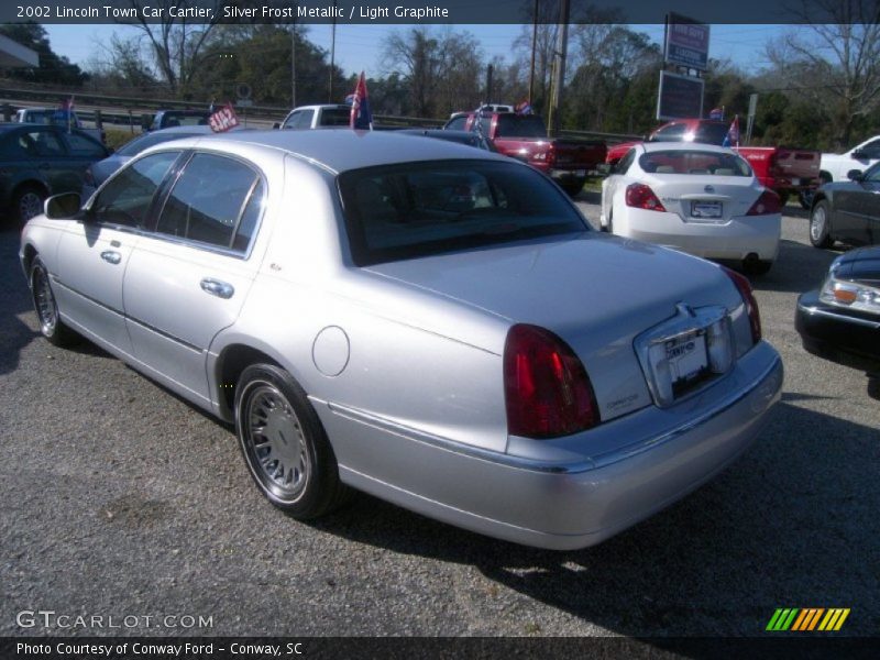 Silver Frost Metallic / Light Graphite 2002 Lincoln Town Car Cartier