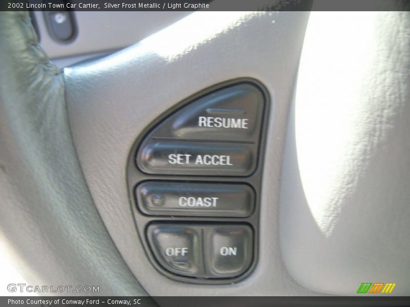 Silver Frost Metallic / Light Graphite 2002 Lincoln Town Car Cartier