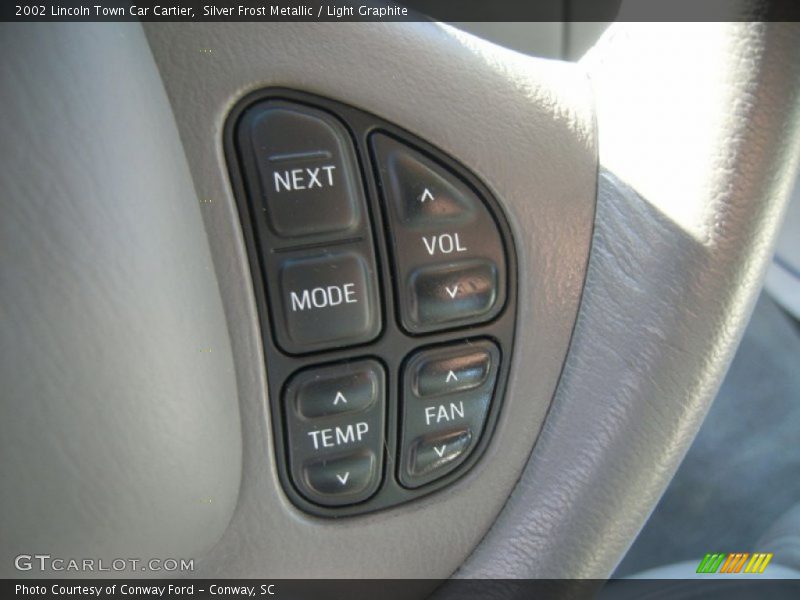 Silver Frost Metallic / Light Graphite 2002 Lincoln Town Car Cartier