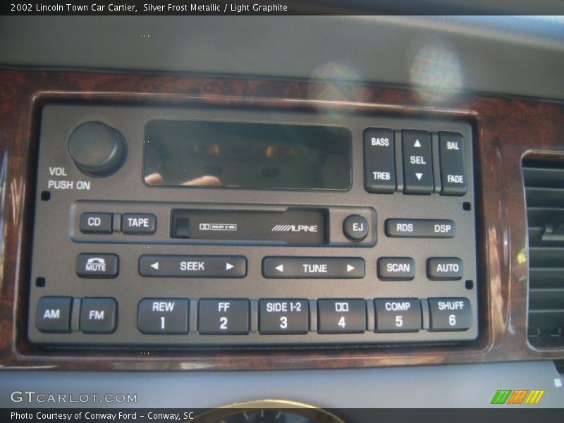 Silver Frost Metallic / Light Graphite 2002 Lincoln Town Car Cartier