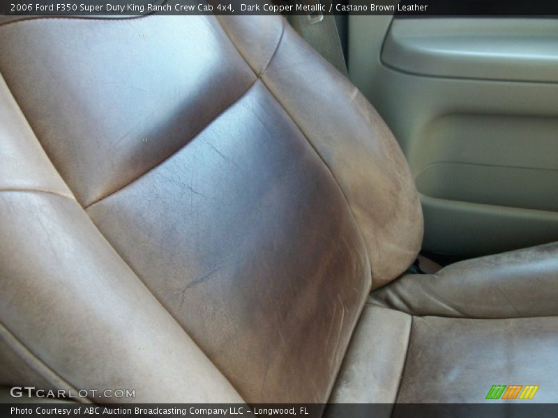 Dark Copper Metallic / Castano Brown Leather 2006 Ford F350 Super Duty King Ranch Crew Cab 4x4