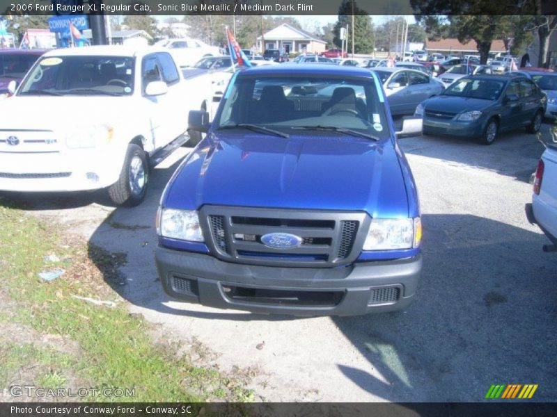 Sonic Blue Metallic / Medium Dark Flint 2006 Ford Ranger XL Regular Cab