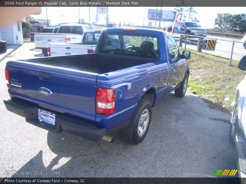 Sonic Blue Metallic / Medium Dark Flint 2006 Ford Ranger XL Regular Cab