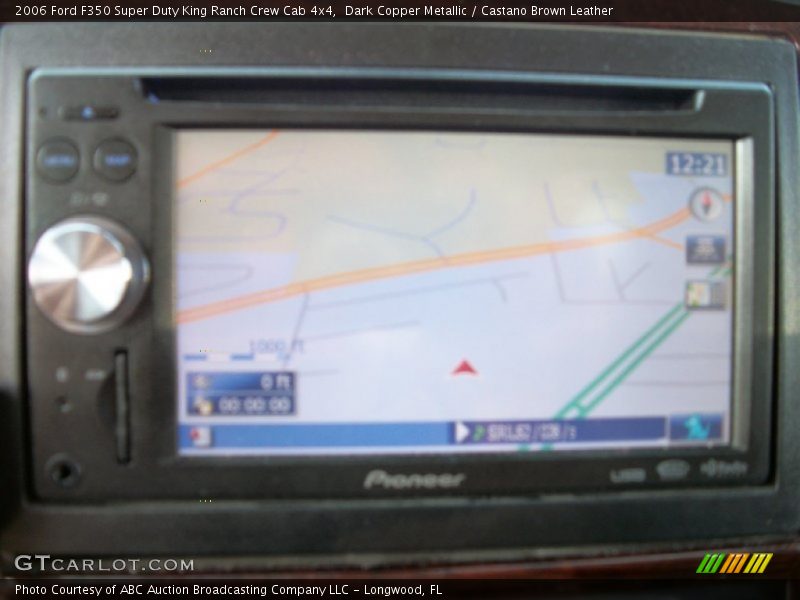 Dark Copper Metallic / Castano Brown Leather 2006 Ford F350 Super Duty King Ranch Crew Cab 4x4