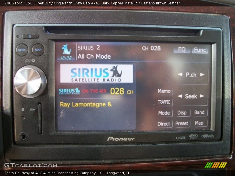 Dark Copper Metallic / Castano Brown Leather 2006 Ford F350 Super Duty King Ranch Crew Cab 4x4